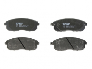 Купить GDB1003 TRW Тормозные колодки передние Тиана (2.3, 2.5, 3.5) с звуковым предупреждением износа